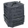 94 Gallons Plastic Odor Resistant Outdoor Stationary Composter with Latching Lid